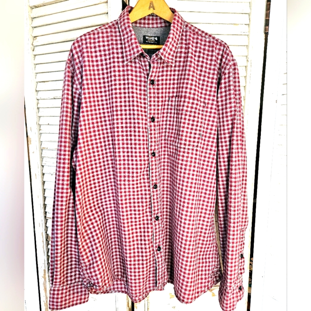 Jack and Jones 100% cotton checked button down shirt XXL